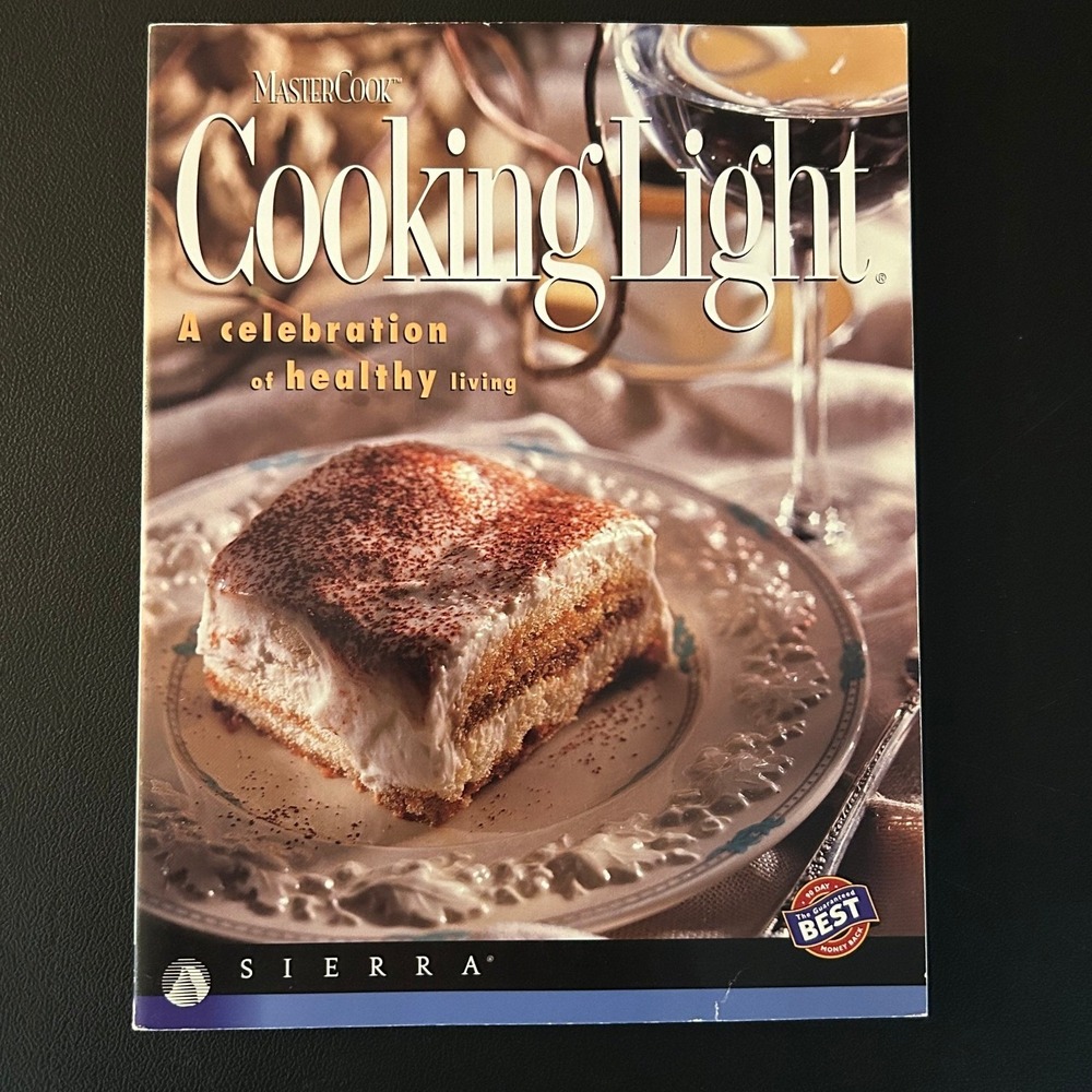 MasterCook Cooking Light A Celebration of Healthy Living Sierra 1995 Manual 3.0